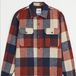 PLAID FLANNEL OVERSHIRT